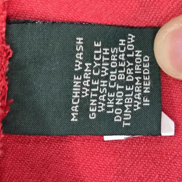 Ralph Lauren Denim Jacket Red Vintage Size L Womens - Picture 10 of 12